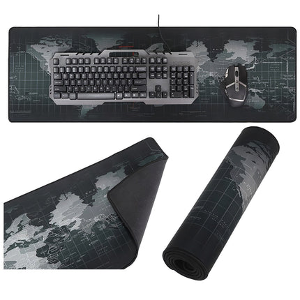 Clavier tapis de souris gris