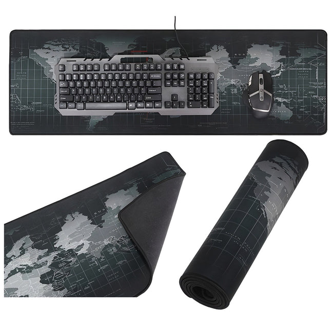 Clavier tapis de souris gris