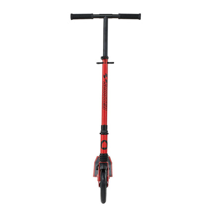 Kick Scooter, 2-Wheel Foldable, Adjustable, 220 lb, Red