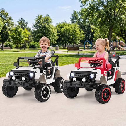 Elektroauto für Kinder, 12 V, Fernbedienung, Schwarz, 60 kg Tragkraft
