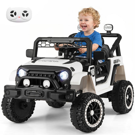 Elektroauto für Kinder, 12 V, Fernbedienung, Schwarz, 60 kg Tragkraft