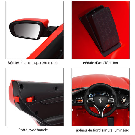 Voiture électrique pour enfants 12V avec télécommande parentale