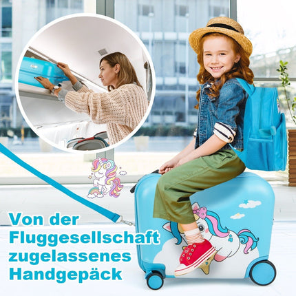 Kinder-Reiseset 2-teilig – Aufsitzkoffer & Rucksack