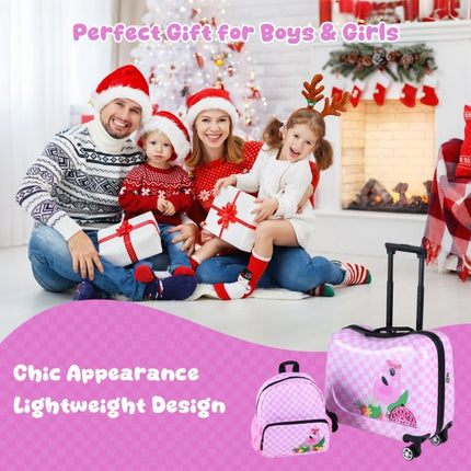 Ensemble de 2 bagages à main pour enfants, sac à dos inclus