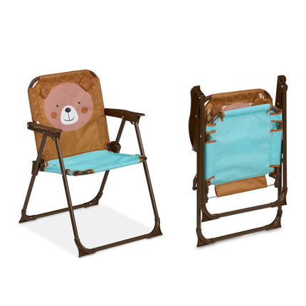 Ensemble de mobilier d'extérieur pour enfants 4 pièces avec parasol