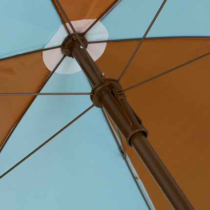 Ensemble de mobilier d'extérieur pour enfants 4 pièces avec parasol