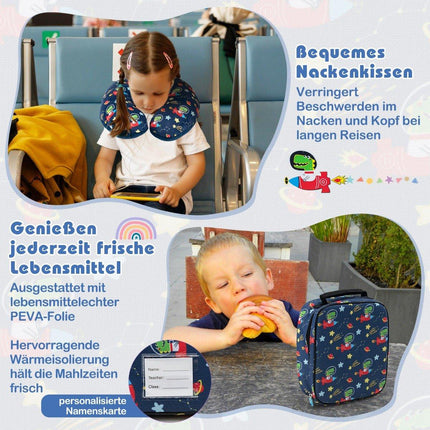 Ensemble de bagages pour enfants 5 pièces avec valise de 40 cm et sac à dos