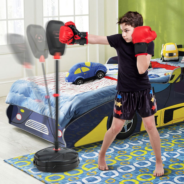Kinder Boxset – Verstellbarer Boxsack mit Handschuhen