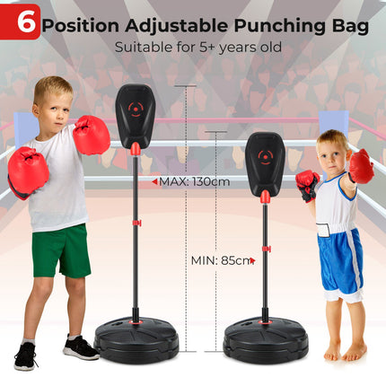 Kinder Boxset – Verstellbarer Boxsack mit Handschuhen