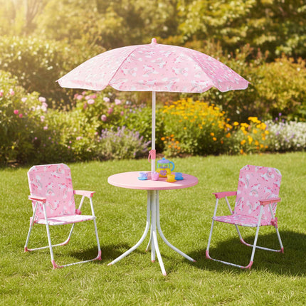 Ensemble de camping pour enfants avec parasol réglable
