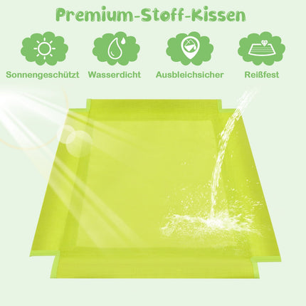Kletterkuppel für Kinder mit Rutsche, Stoffplattform, 180 kg Tragkraft
