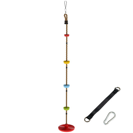 Ensemble de corde d'escalade pour enfants avec balançoire et prises pour les pieds