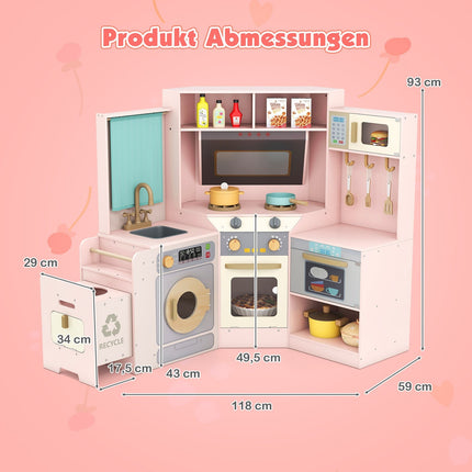 Kids' Corner Holzküche mit Lichtern & Geräuschen