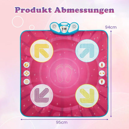Kindertanzmatte mit LED-Leuchten und Gedächtnisspiel
