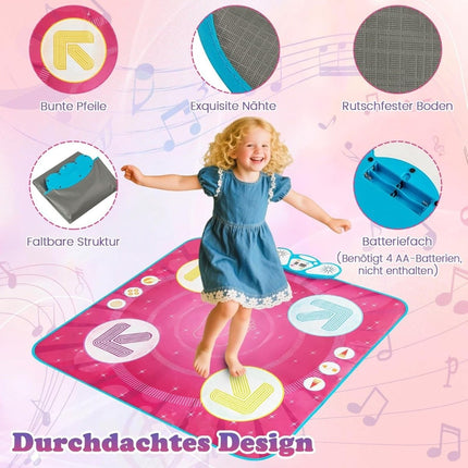 Kindertanzmatte mit LED-Leuchten und Gedächtnisspiel