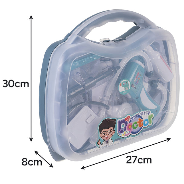 Coffret de docteur pour enfants avec mallette et 13 accessoires, à partir de 3 ans