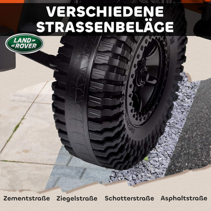 Kinder-Elektroauto, 12V Batterie, Fernbedienung, Orange