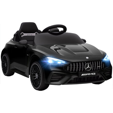 Kinder-Elektroauto, Mercedes Design, 12V, Fernbedienung, Schwarz