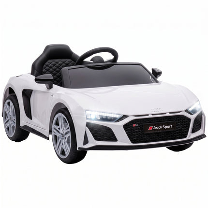 Elektroauto für Kinder mit Fernbedienung, Weiß, Lithium-Batterie