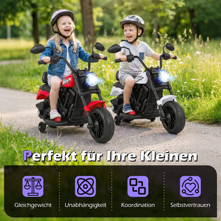 Kinder-Elektro-Chopper-Motorrad mit Musik & Lichtern