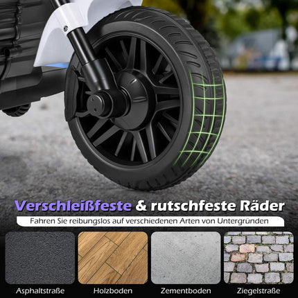 Kinder-Elektro-Chopper-Motorrad mit Musik & Lichtern