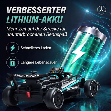 Elektrisches Kinder-Go-Kart mit Lithium-Akku und 2 Motoren