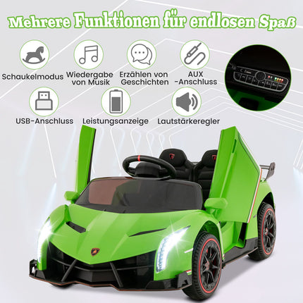 Kinder-Elektro-Lamborghini mit Fernbedienung und LED-Lichtern