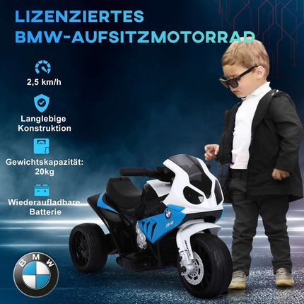 Elektrisches Kindermotorrad 6V mit Licht und Musik, Blau