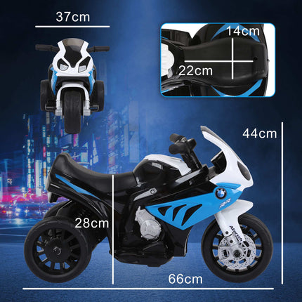 Elektrisches Kindermotorrad 6V mit Licht und Musik, Blau