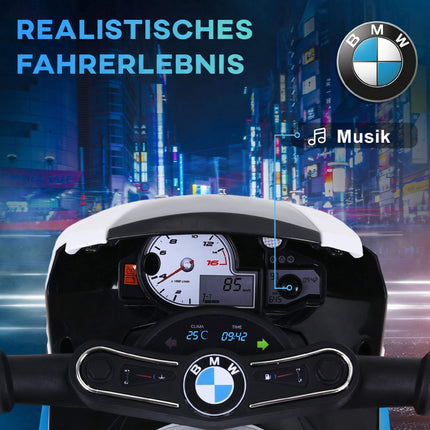 Elektrisches Kindermotorrad 6V mit Licht und Musik, Blau