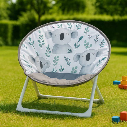 Klappbarer Mondstuhl für Kinder – gepolsterte, wasserabweisende Sitzfläche