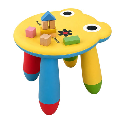 Tabouret en plastique pour enfants, motif grenouille, multicolore
