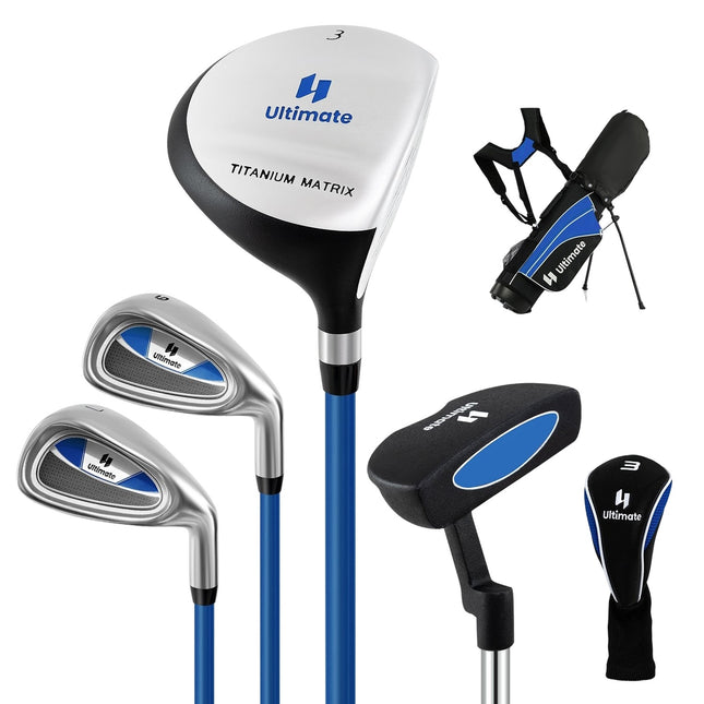 Kinder Golfschläger-Set, Rechtshand, Alter 11-13, Blau