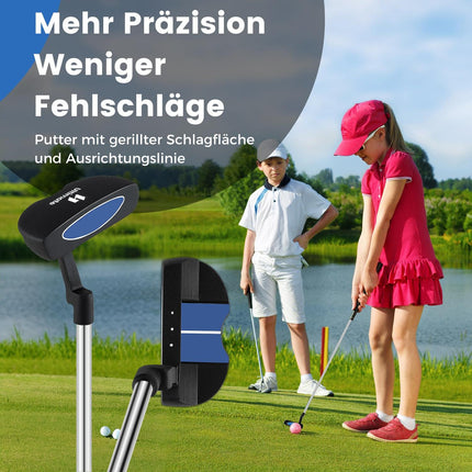 Kinder Golfschläger-Set, Rechtshand, Alter 11-13, Blau