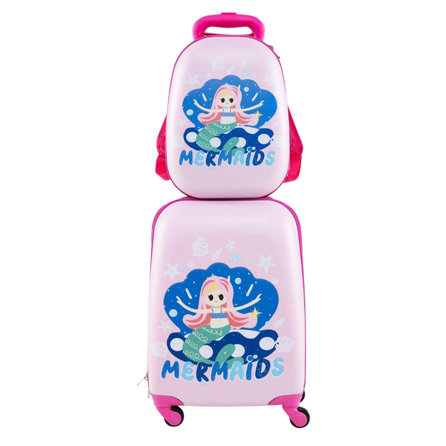 Kinderkofferset – 30,5 cm & 40,6 cm Hartschalenkoffer + Rucksack