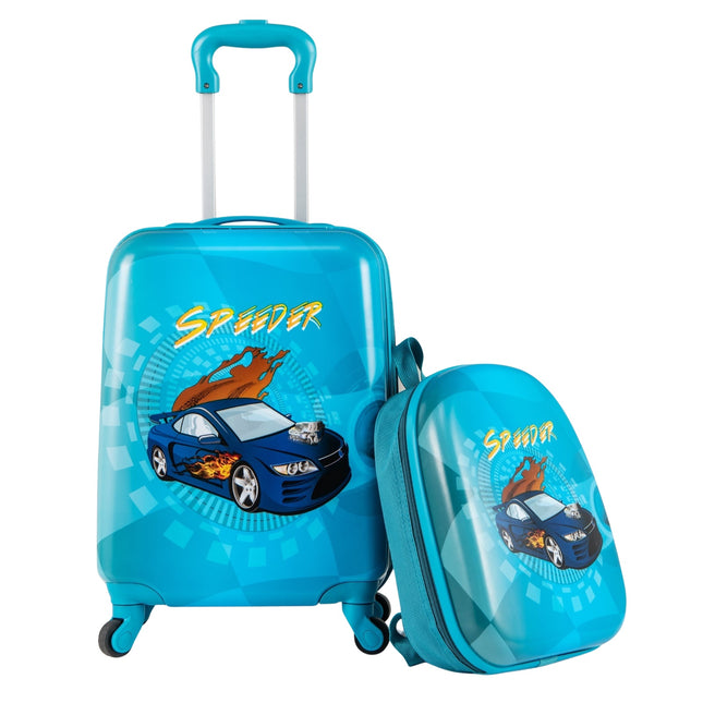 Kinderkoffer-Set mit Rollen – 43 cm Koffer & 33 cm Rucksack