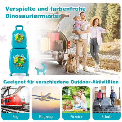 Kinder-Gepäckset mit Rollen – 17" Koffer & 13" Rucksack