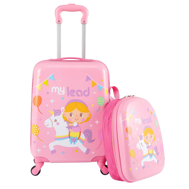 Kinder-Gepäckset mit Rollen – 17" Koffer & 13" Rucksack