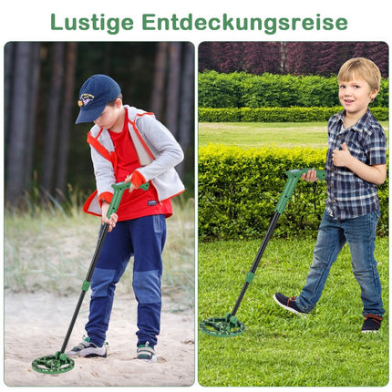 Détecteur de métaux pour enfants, réglable de 62 à 85 cm, écran LCD