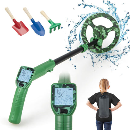 Détecteur de métaux pour enfants, réglable de 62 à 85 cm, écran LCD