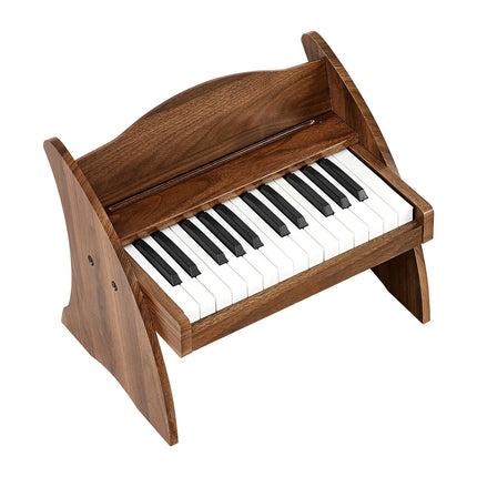 Kids Piano Keyboard, 25-Key Wooden, USB-C Dual Power