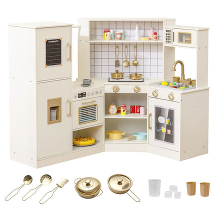 Kinder-Spielküche mit Eiswürfelspender, Backofen, Mikrowelle
