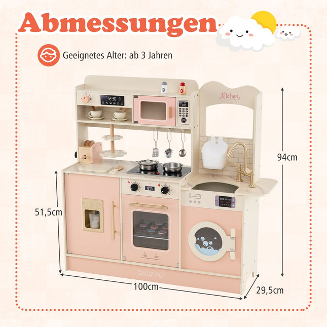 Kinder Spielküche mit Licht & Sound, Pink, Ab 3 Jahren