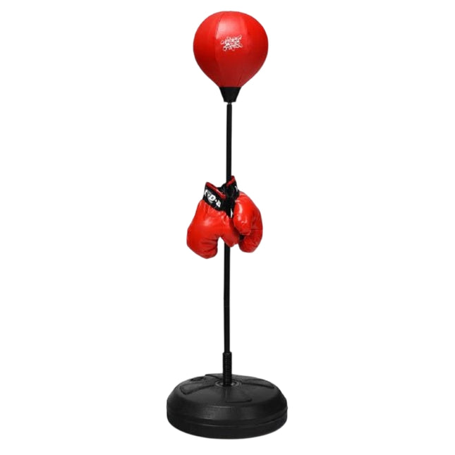 Box-Set für Kinder, 122–154 cm, mit Standfuß und Boxhandschuhen