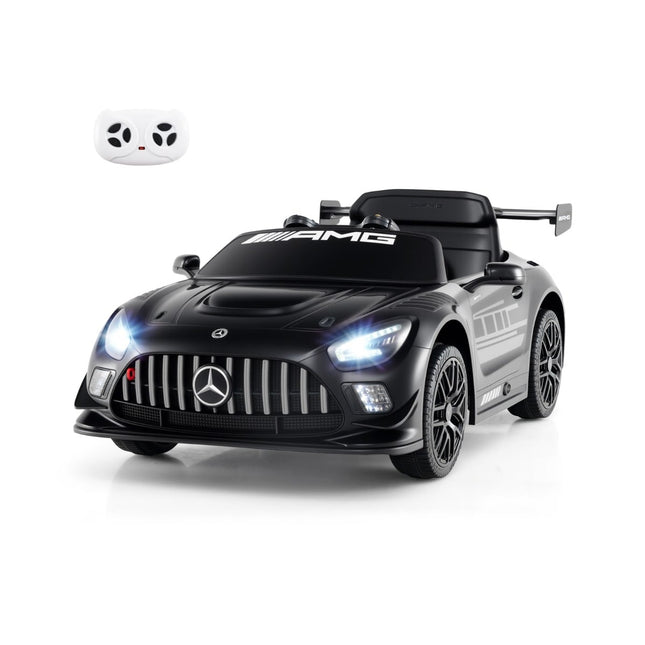 Voiture électrique pour enfant, Mercedes-AMG GT3, télécommandée, noire