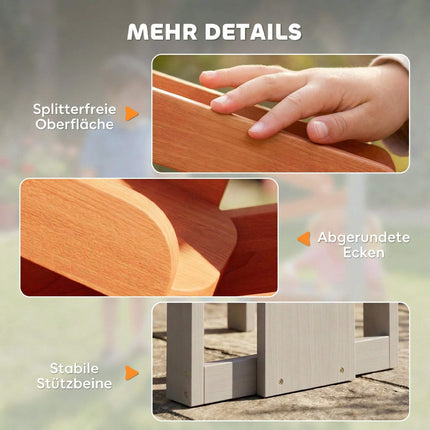 Sand- und Wassertisch für Kinder mit abnehmbaren Becken, Alter 3-8