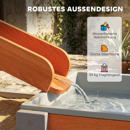 Sand- und Wassertisch für Kinder mit abnehmbaren Becken, Alter 3-8