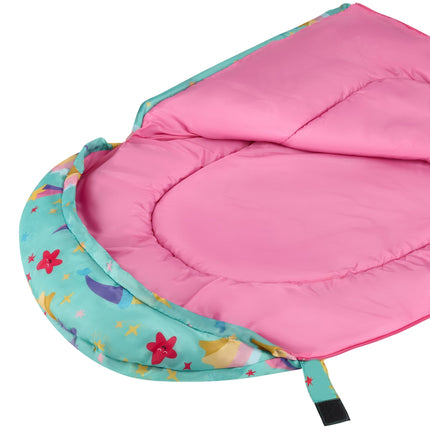 Kinderschlafsack mit Rucksack, Sterne, 12 °C Komforttemperatur