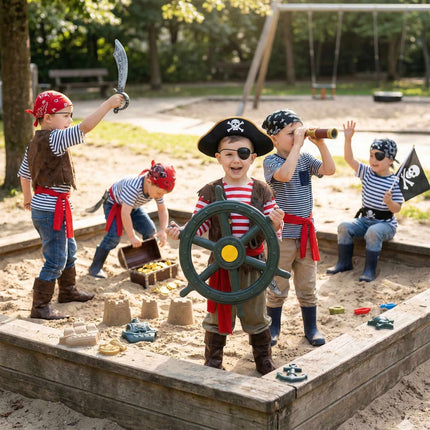 Kinderlenkrad mit Drehgeräusch – Spielturmzubehör