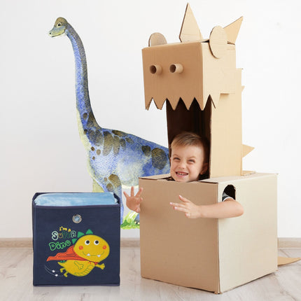 Ensemble de 4 boîtes de rangement pour enfants - Pliables, Motifs animaux